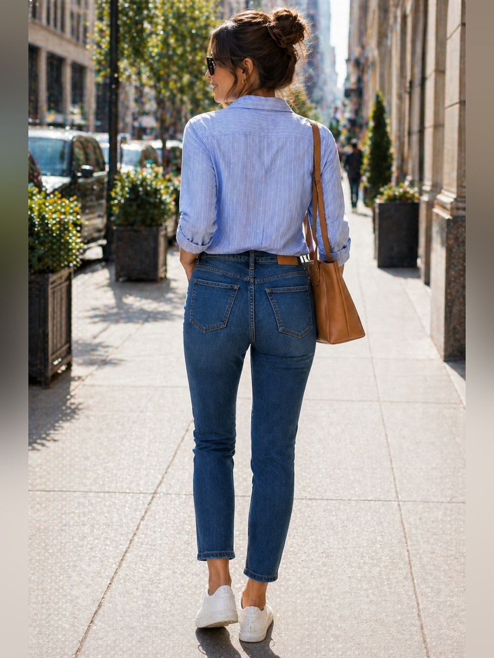 Style & Co Ankle Jeans Medium Wash | Med Rise Straight Leg Denim 10 - Picture 7 of 10